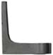 sear, left, wax cast steel, tempered, use 6-40 screw